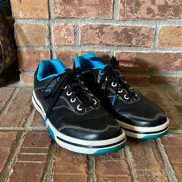 Crocs Preston Spikeless Men's Golf Shoes - Picture 1 of 7